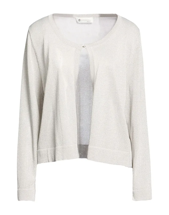 Cardigan corto in maglia con lurex, Giulia Valli: foto 2