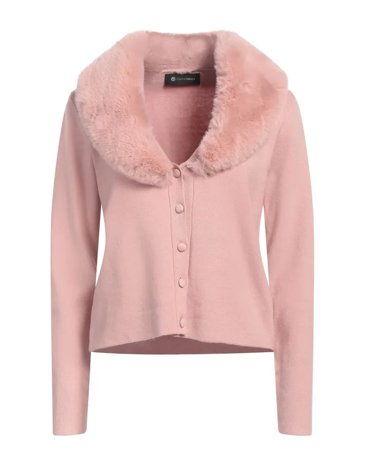 Cardigan con collo in pelo sintetico removibile, Giulia Valli: foto 2
