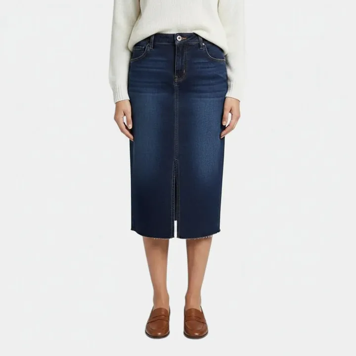 Gonna midi in denim, Giulia Valli: foto 2